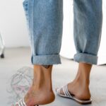 Klapki klasyczne Lady Immen srebrne