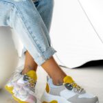 Buty sportowe Madam Gummi białe yellow