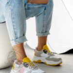 Buty sportowe Madam Gummi białe yellow