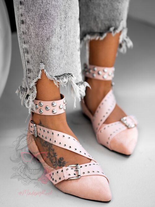 Balerinki balerinki Rock Marant różowe