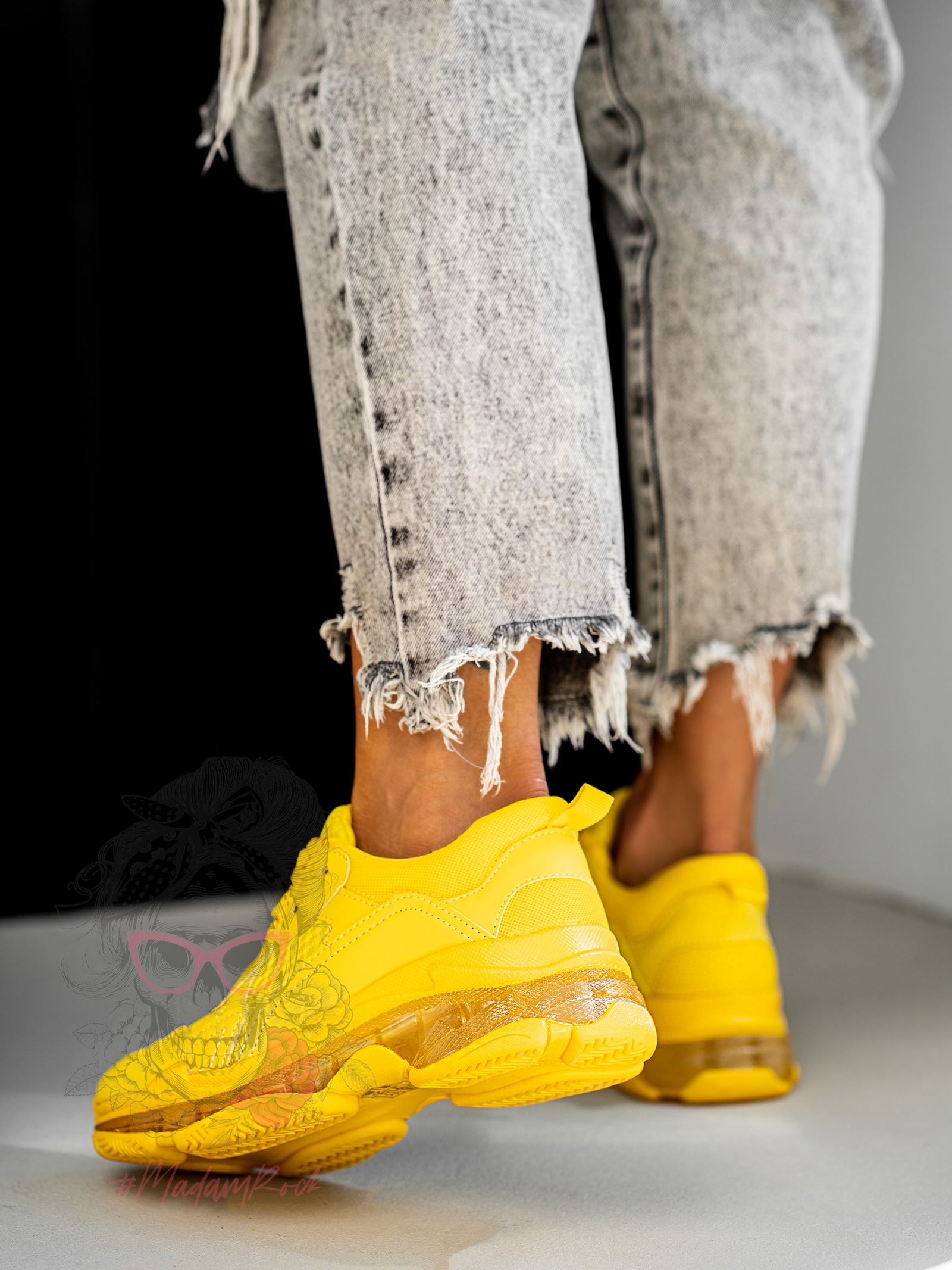 Buty sportowe Number Rock żółte