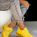 Buty sportowe Number Rock żółte