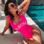 Kostium jednoczęściowy Malibu Ola Voga fuksja