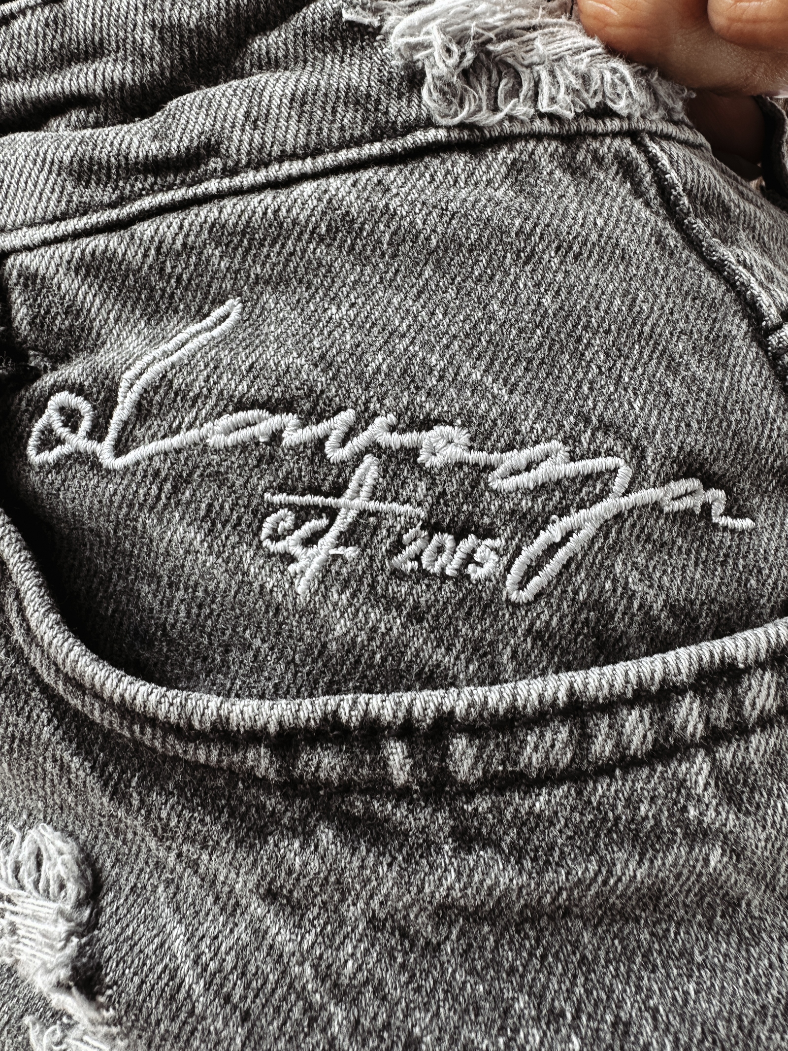 Spodenki szorty postrzępione Vernal Ola Voga szare