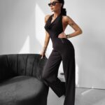 Kombinezon elegancki Champagne Ola Voga czarny