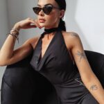 Kombinezon elegancki Champagne Ola Voga czarny