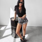 Bluzka z wiązaniem Elisium Ola Voga czarna