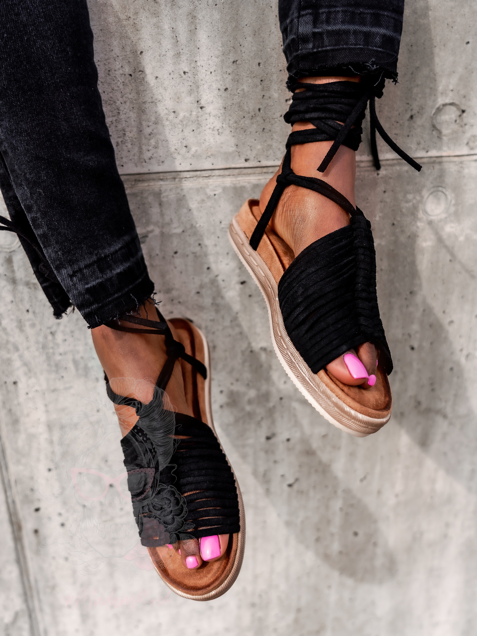 Sandały Madam Pago czarne