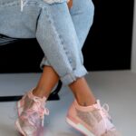 Buty sportowe Madam Fitness pudrowe