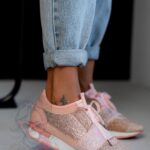 Buty sportowe Madam Fitness pudrowe