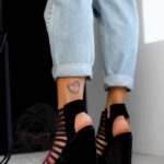 Sandały na koturnie Rock Cut czarne