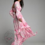 Sukienka maxi Blue Lagoon różowa