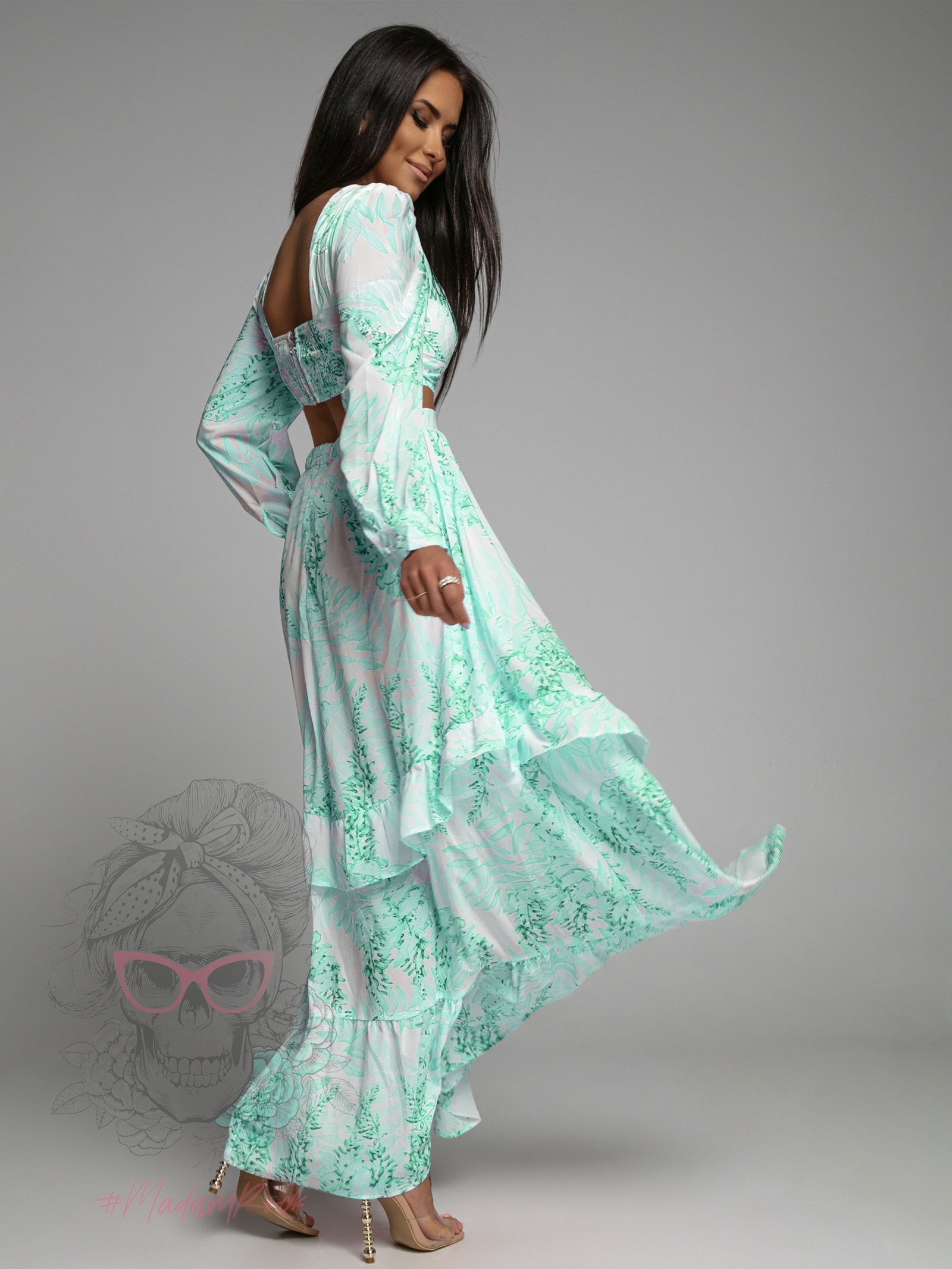 Sukienka maxi Blue Lagoon zielona Sukienka maxi Blue Lagoon zielona