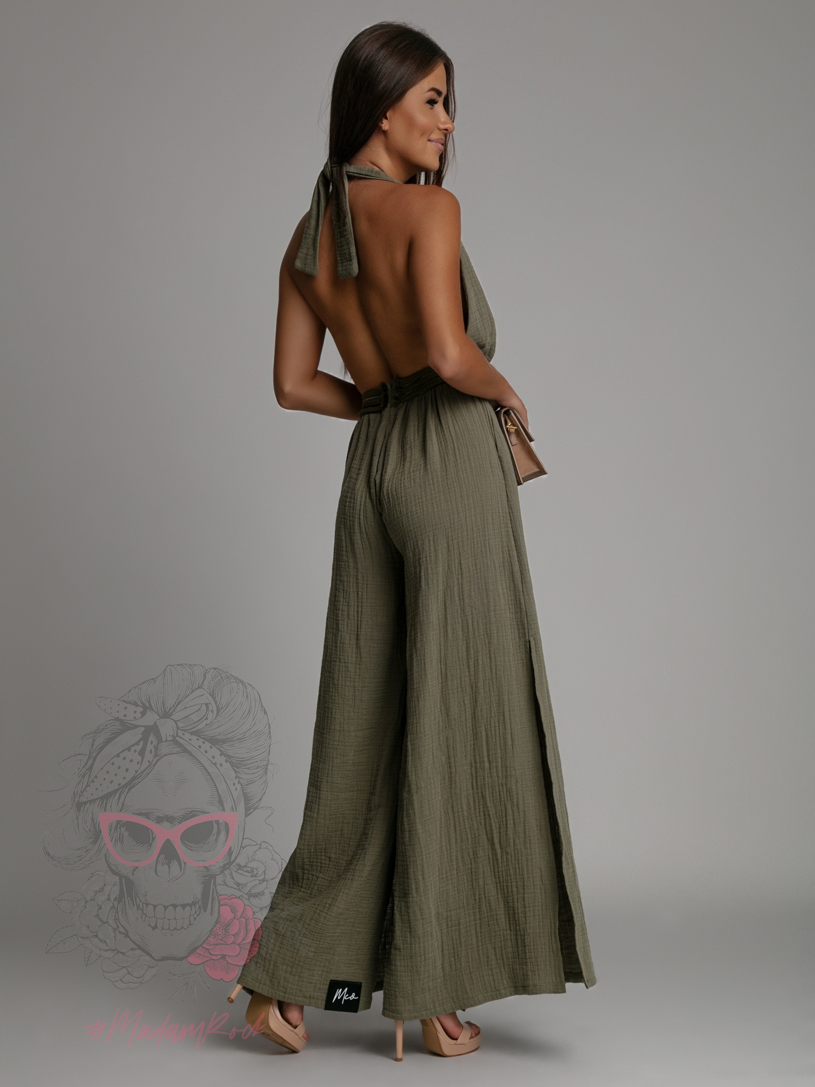 Kombinezon muślinowy Cleopatro khaki