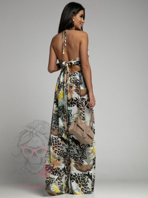 Kombinezon szyfonowy NB Salva beżowy