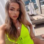 Kostium kąpielowy & Body na ramiączka Mancis Ola Voga limonkowy