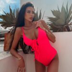 Kostium kąpielowy & Body na ramiączka Mancis Ola Voga neonowy róż