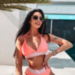 Kostium kąpielowy dwuczęściowy Sand Ola Voga łososiowy