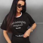 T-shirt oversize Abys Ola Voga czarny