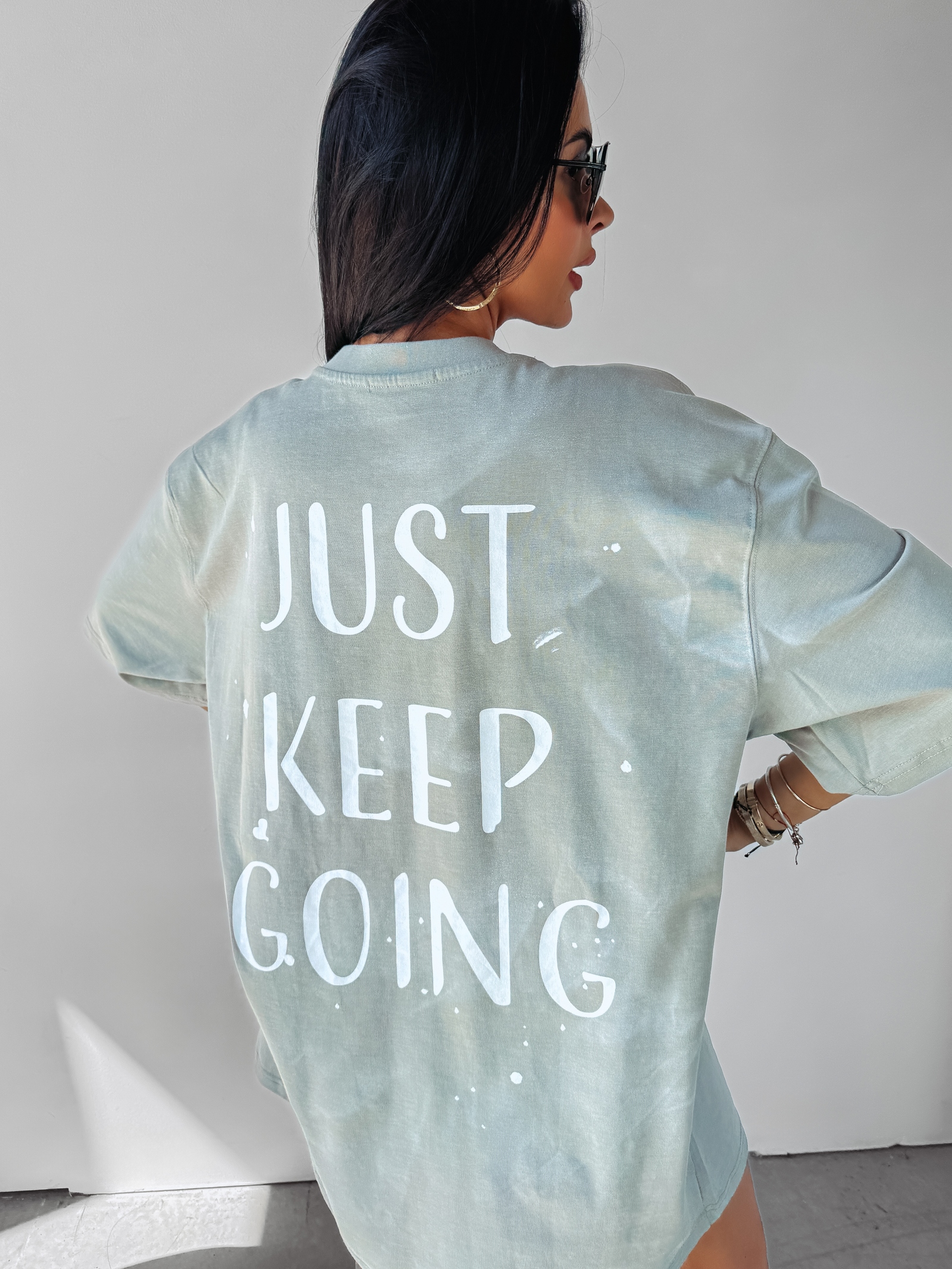 -wyprzedane-Sukienka oversize/T-shirt Gamb Ola Voga szara -wyprzedane-Sukienka oversize/T-shirt Gamb Ola Voga szara