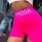 Spodenki kolarki logowane Conve Ola Voga amarantowe