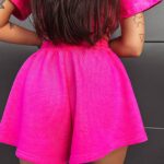 Spodenki bawełniane Drafty Ola Voga fuksja