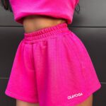 Spodenki bawełniane Drafty Ola Voga fuksja