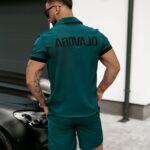 Spodenki męskie UNION OLAVOGA butelkowa zieleń