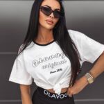 T-shirt oversize Abys Ola Voga ecru