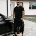 T-shirt męski z aplikacją Pleasure Ola Voga czarny