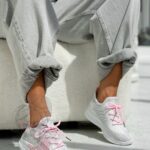 Buty sportowe Sezon Rock III białe-pudrowy róż