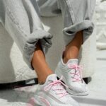 Buty sportowe Sezon Rock III białe-pudrowy róż