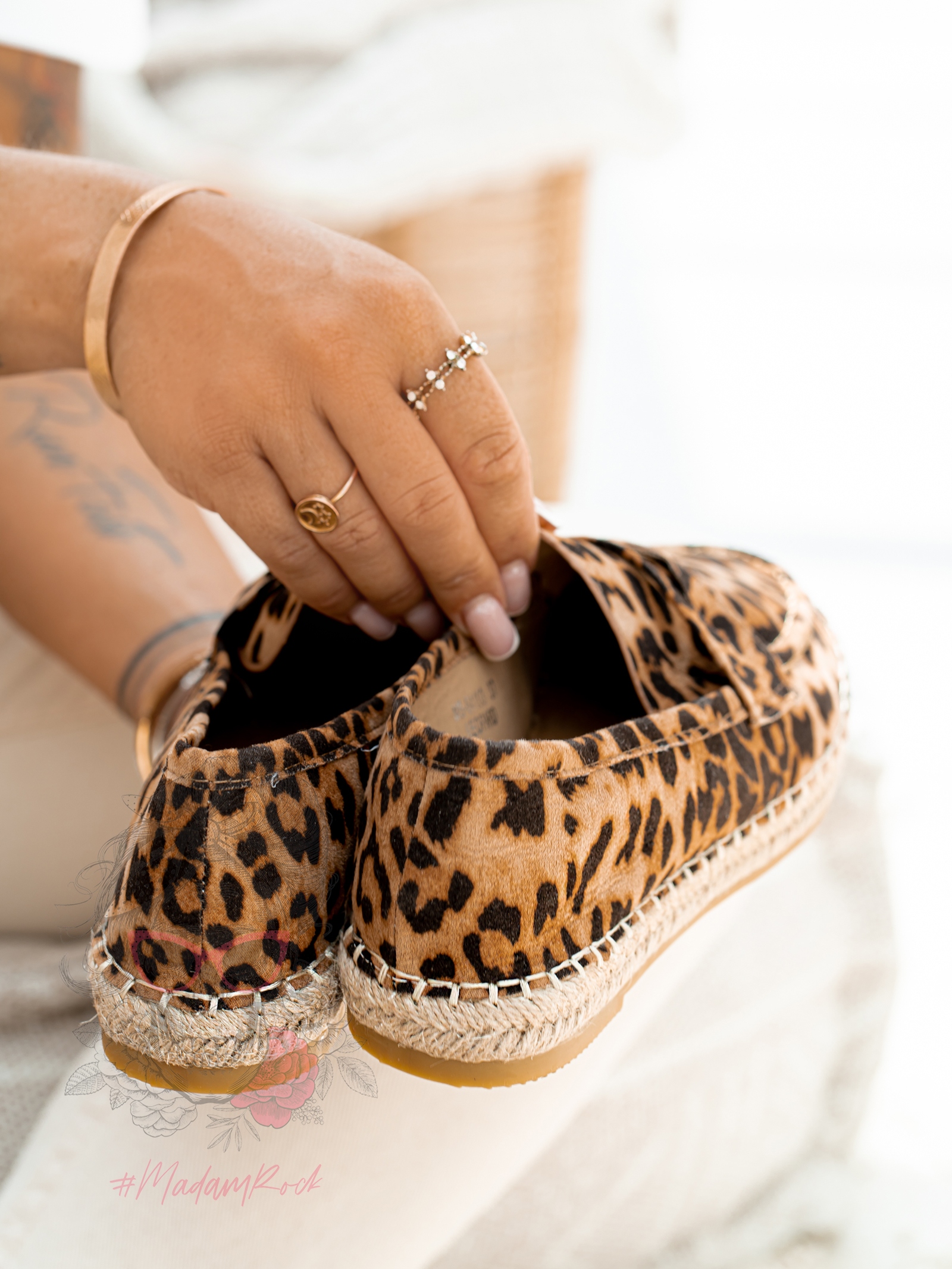 Espadryle mokasyny Lady Rolia panterka Espadryle mokasyny Lady Rolia panterka