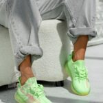 Buty sportowe Madam Faxe limonkowe