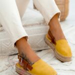 Espadryle na platformie Nifty Rock żółte