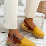 Espadryle na platformie Nifty Rock żółte