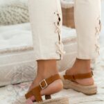 Espadryle na platformie Nifty Rock beżowe