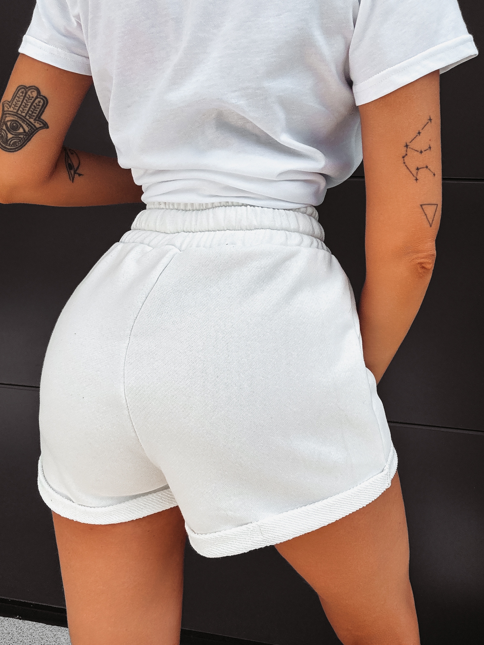 Spodenki sportowe Spire Ola Voga białe Spodenki sportowe Spire Ola Voga białe