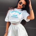 Komplet damski bawełniany Montana Ola Voga ecru