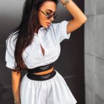 Komplet logowany Crush Ola Voga biały