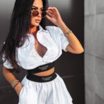 Komplet logowany Crush Ola Voga biały