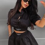 Komplet logowany Crush Ola Voga czarny