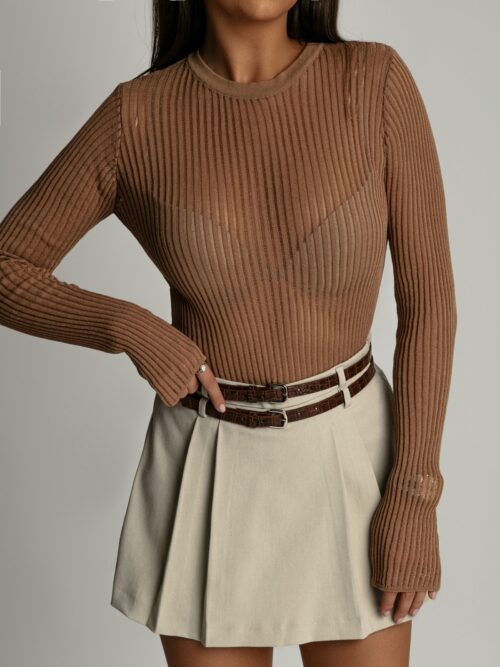 Bluzka Linia karmelowa