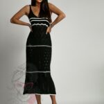 Sukienka ażurowa Ladom czarna