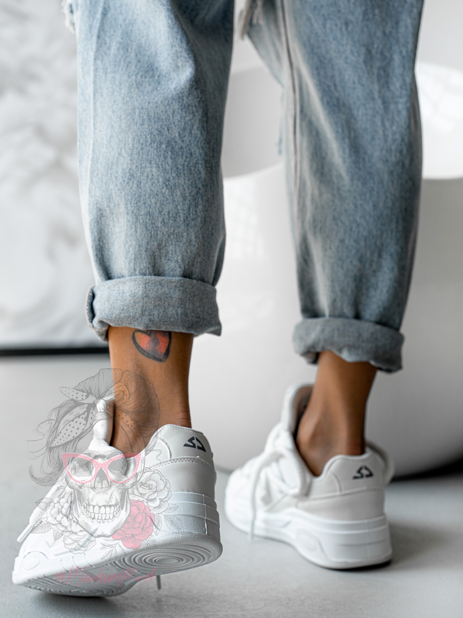 Buty sportowe Madam Jewot białe