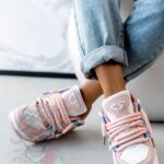 Buty sportowe Madam Jewot pudrowe