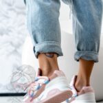 Buty sportowe Madam Jewot pudrowe