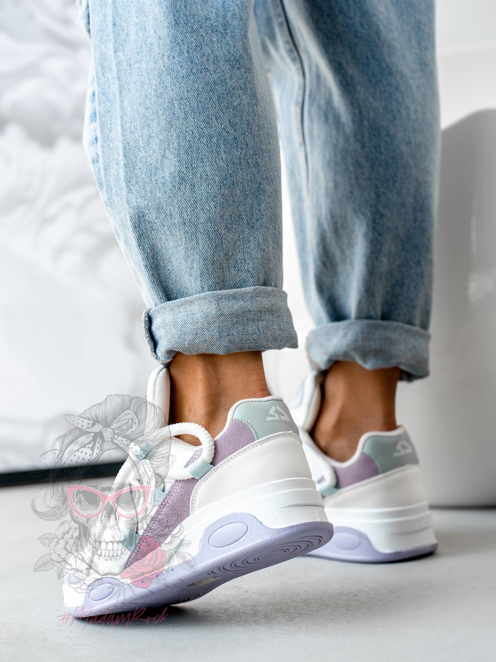 Buty sportowe Madam Jewot lila