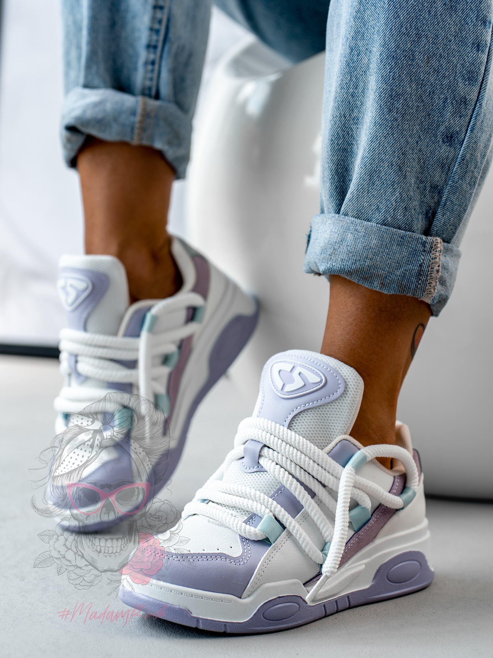 Buty sportowe Madam Jewot lila