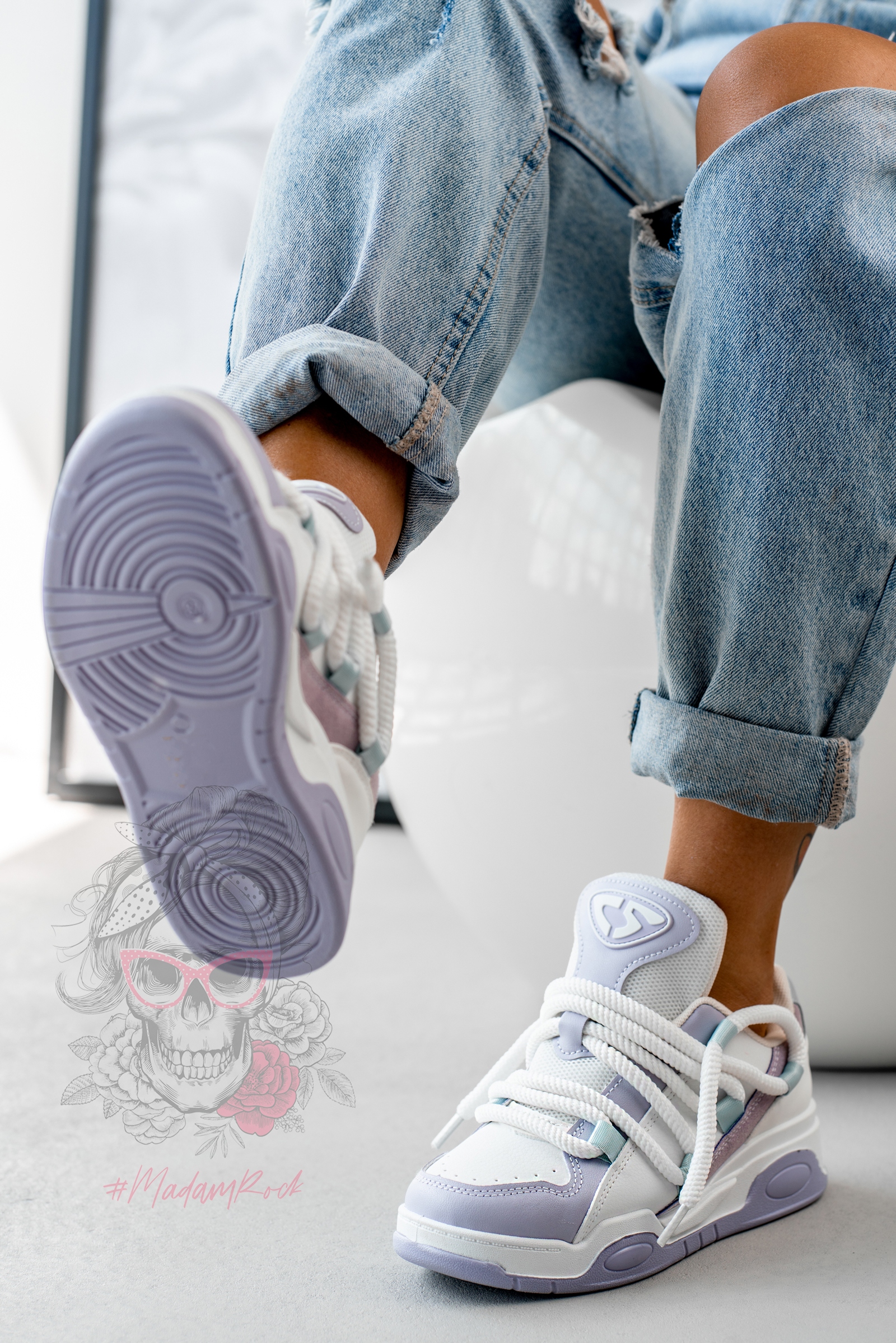 Buty sportowe Madam Jewot lila